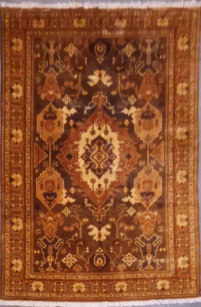 One Of The Kind Afghani Khotan Rug 12'8" x 8'4"